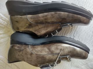 Zapatos pitillo charol talla 41