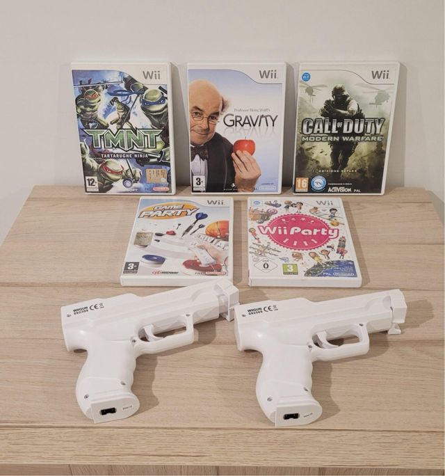 wii completa + 5 juegos