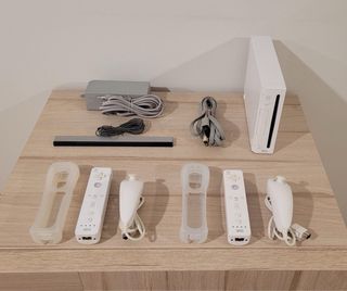 wii completa + 5 juegos