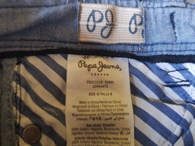 Pantalon Pepe Jeans talla 6 + sueter regalo
