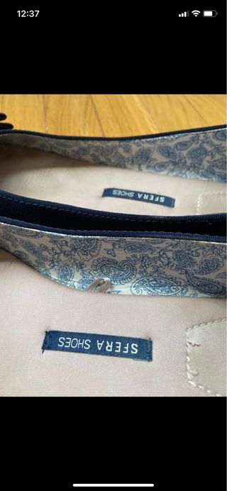 Bailarinas manoletinas Sfera azul 38