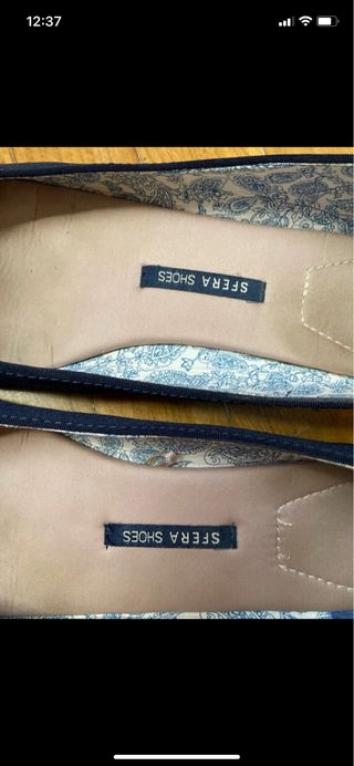 Bailarinas manoletinas Sfera azul 38