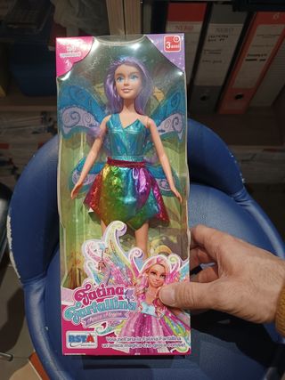 Bambola fatina farfallina stile Barbie 