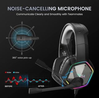 Cuffie da gioco USB con microfono
