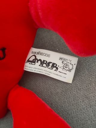 CORAZÓN TERCIOPELO PELUCHE NUEVO