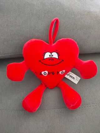 CORAZÓN TERCIOPELO PELUCHE NUEVO