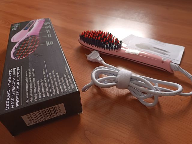 Peine eléctrico de alisado de cabello