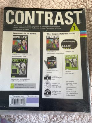 Libros de inglés (Contrast) para bachillerato