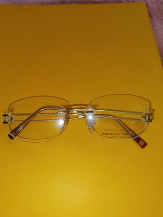 Carolina Herrera montada al aire gafa a estrenar.