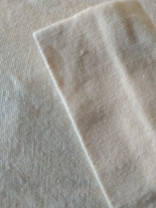 Dos cuerpos de cortinas algodón beige