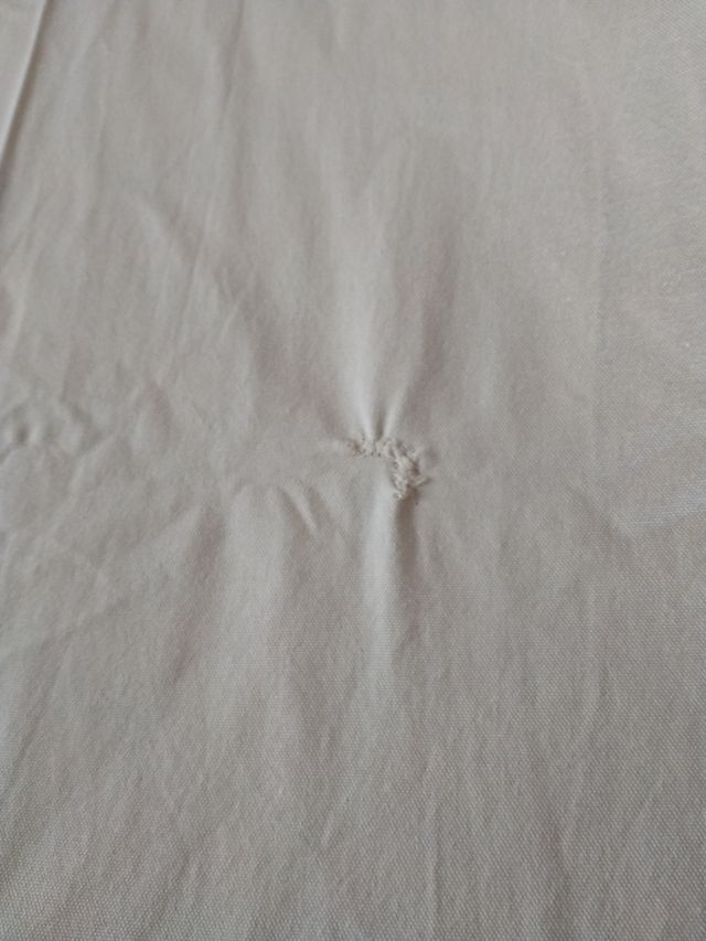 Dos cuerpos de cortinas algodón beige