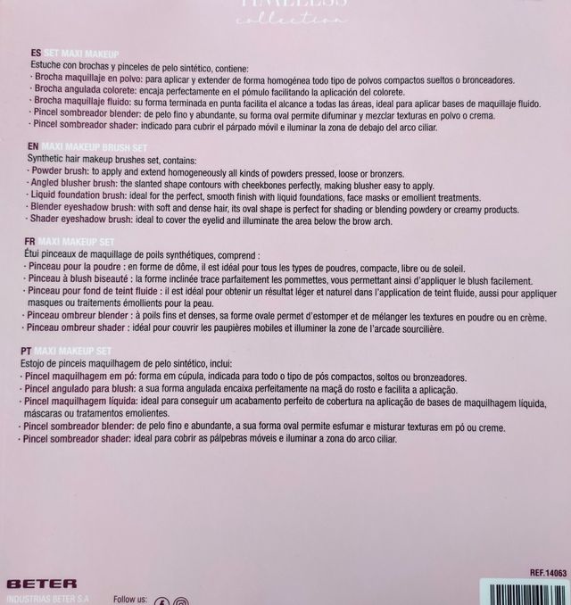 Set brochas maquillaje 