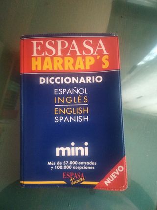 Diccionario NUEVO!!ESPAÑOL-INGLES ESPASA HARRAP