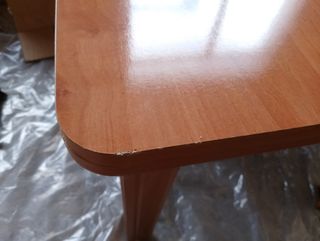 Mesa extensible y 4 sillas