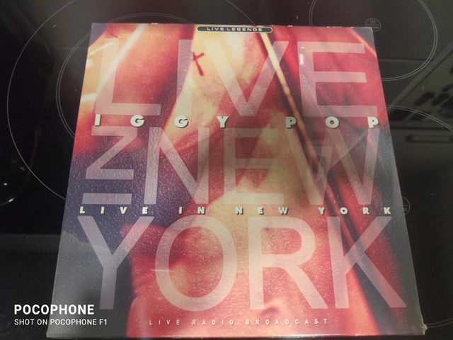 LP IGGY POP LIVE IN NEW WORK BOOTLEG