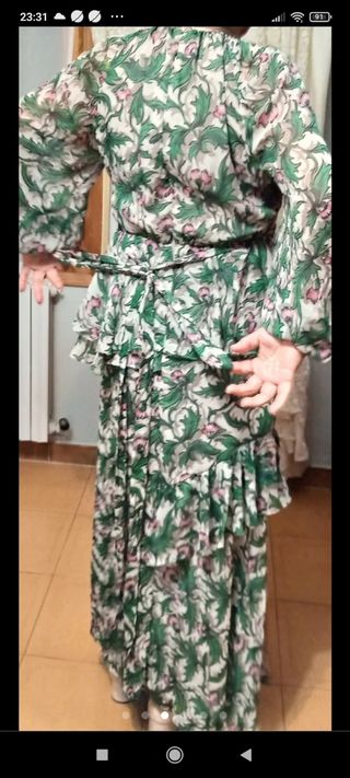 VEST.SFERA SEDA IMPORTADA FRESCO CALIDAD M-L