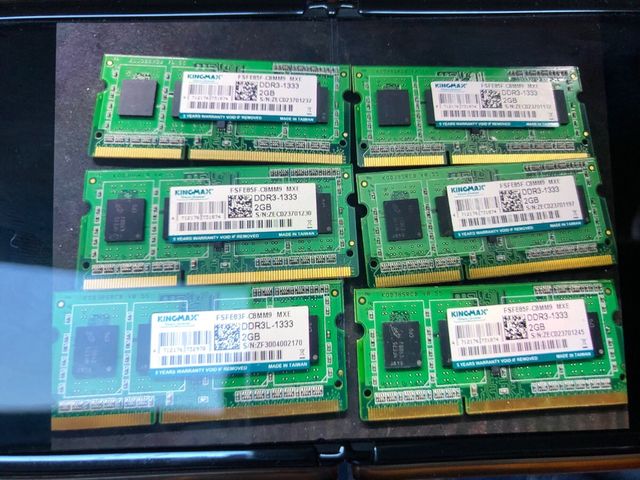 10memorias ddr3 portatil 6€