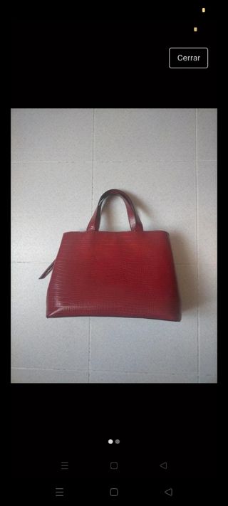 Bolso rojo para navidad Stradivarius 