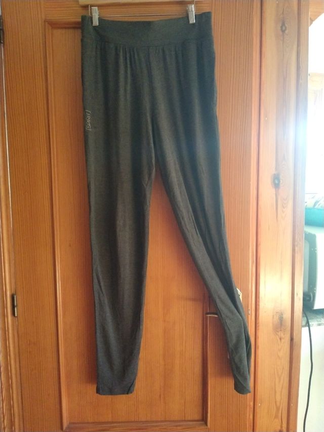 Mallas algodón anchas grises