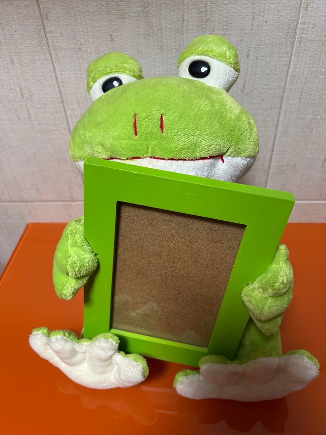 Peluche con marco fotografico