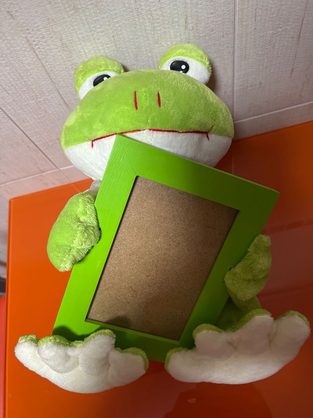 Peluche con marco fotografico