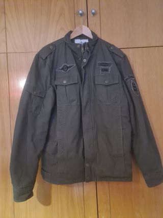 Chaqueta abrigo cargo militar Wenven
