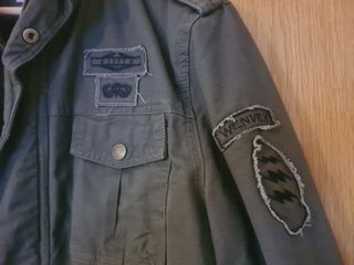 Chaqueta abrigo cargo militar Wenven