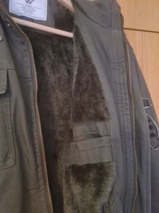 Chaqueta abrigo cargo militar Wenven