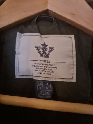 Chaqueta abrigo cargo militar Wenven
