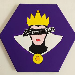 Biancaneve reina Disney quadro cuadro pintado