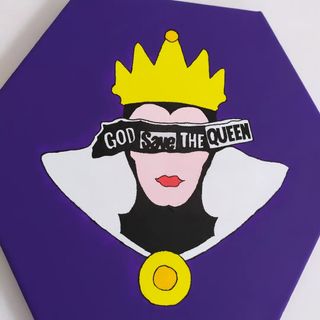 Biancaneve reina Disney quadro cuadro pintado