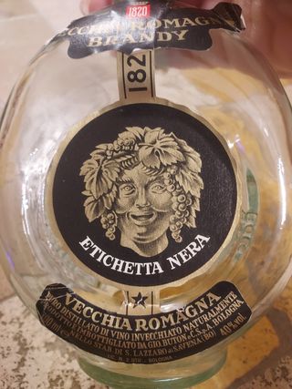 Rara bottiglia brandy Vintage