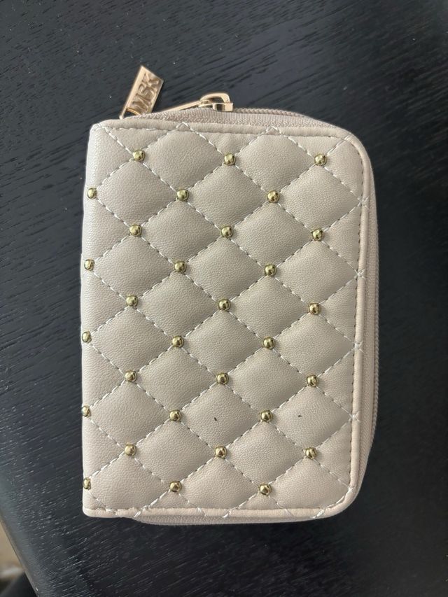 monedero con cremallera doble