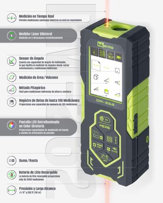 Herramienta de Medición Láser Bilateral PRECINTADO