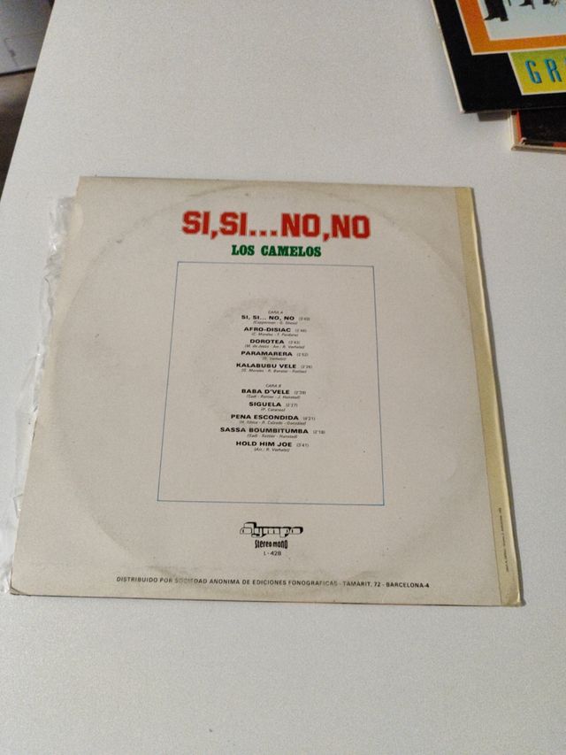 Disco vinilo los camelos 
