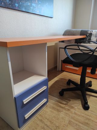 Cama nido cajonera y mesa