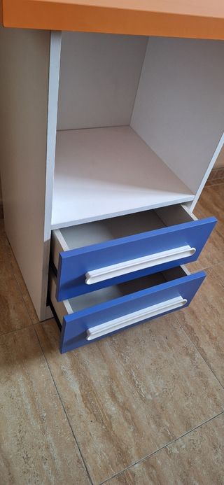 Cama nido cajonera y mesa