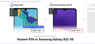 Huawei P30, 128 G y 6 RAM.