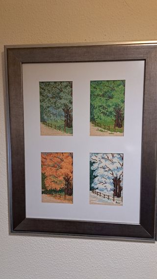 Cuadro punto de cruz.