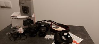 CUERPO CAMARA CANON Y OBJETIVO  18-55