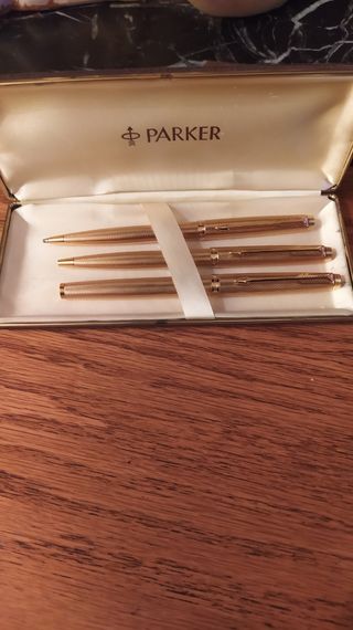 Set parker. Pluma estilográfica ,boli y lapiz.