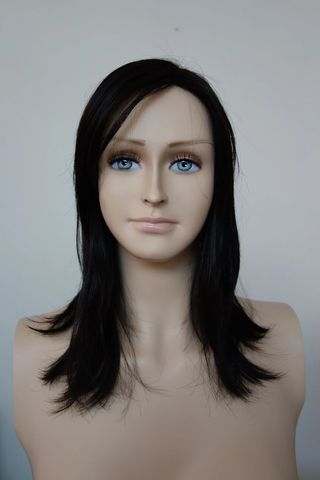 Peluca castaño oscuro Ellen Wille