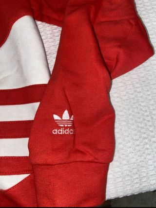 Sudadera adidas roja
