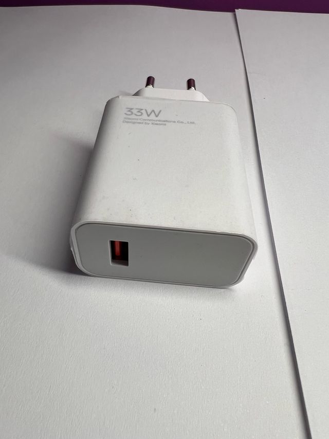 cargador carga rápida 33w Xiaomi