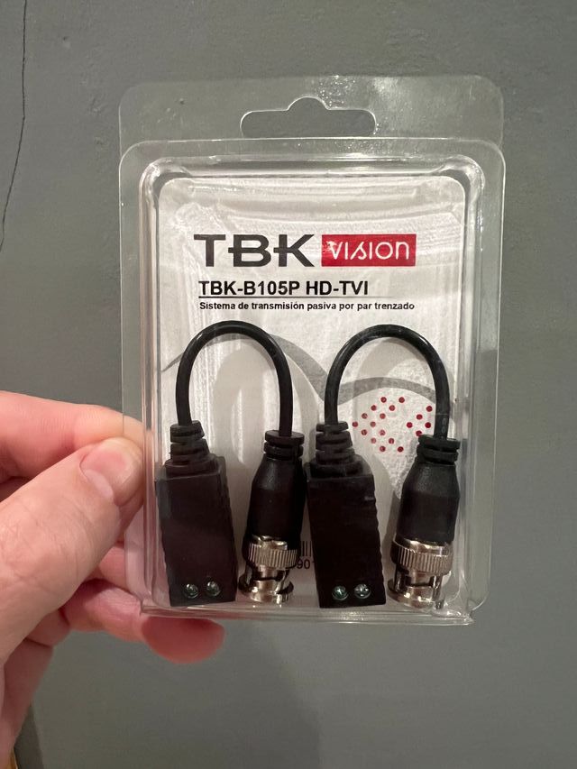 conector balun TBK Visión cctv