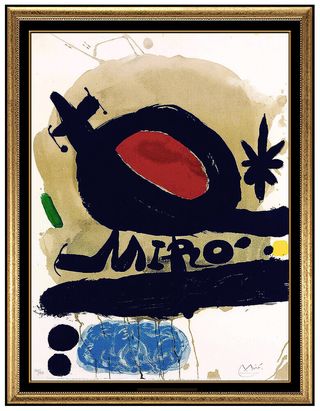 JOAN MIRO- Pájaro de la Luna, Pájaro del Sol y Cen