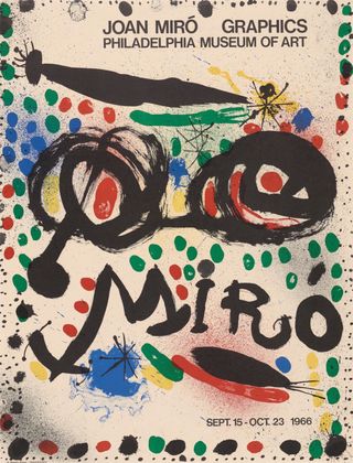 JOAN MIRO EXPO 66 - MUSEO DE ARTE DE FILADELFIA