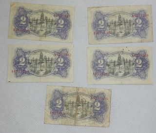 Billete 2 pesetas 