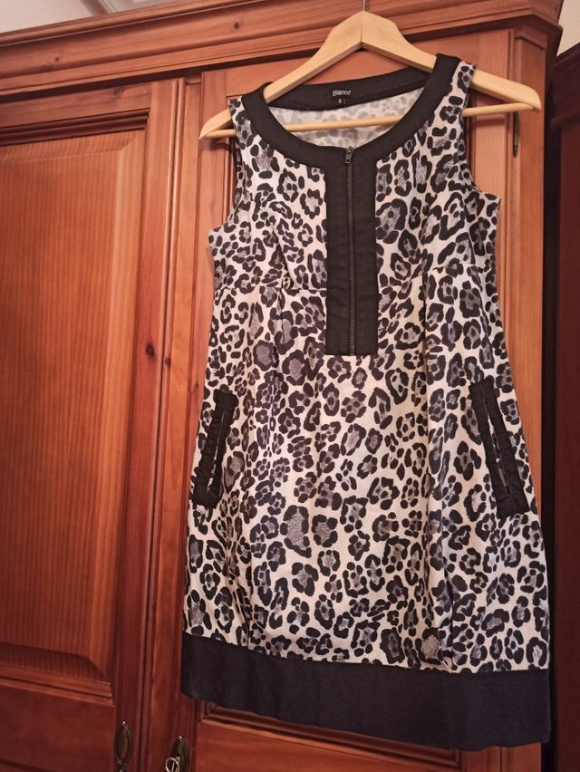 Vestido animal print