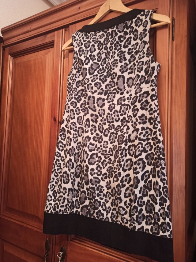 Vestido animal print